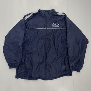 Vintage Y2k UNC Navy Starter Windbreaker Jacket